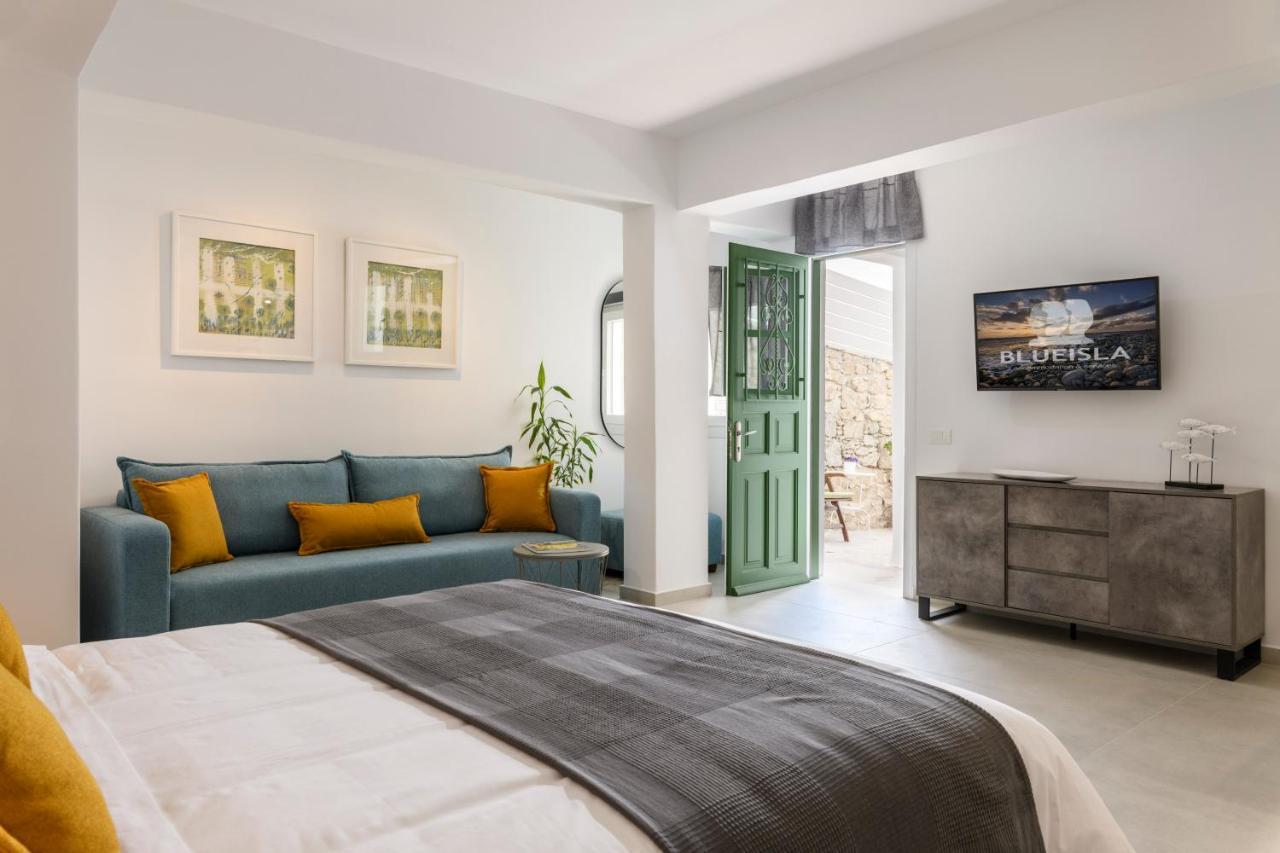 Blueisla Grey Studio Town Mykonos Mykonos Town Bagian luar foto